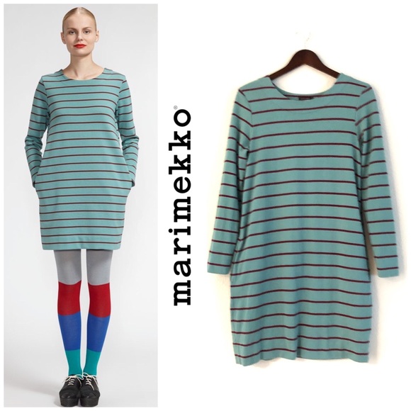 Marimekko Dresses & Skirts - Maimekko Finland PikaPika Stripe Shift Dress